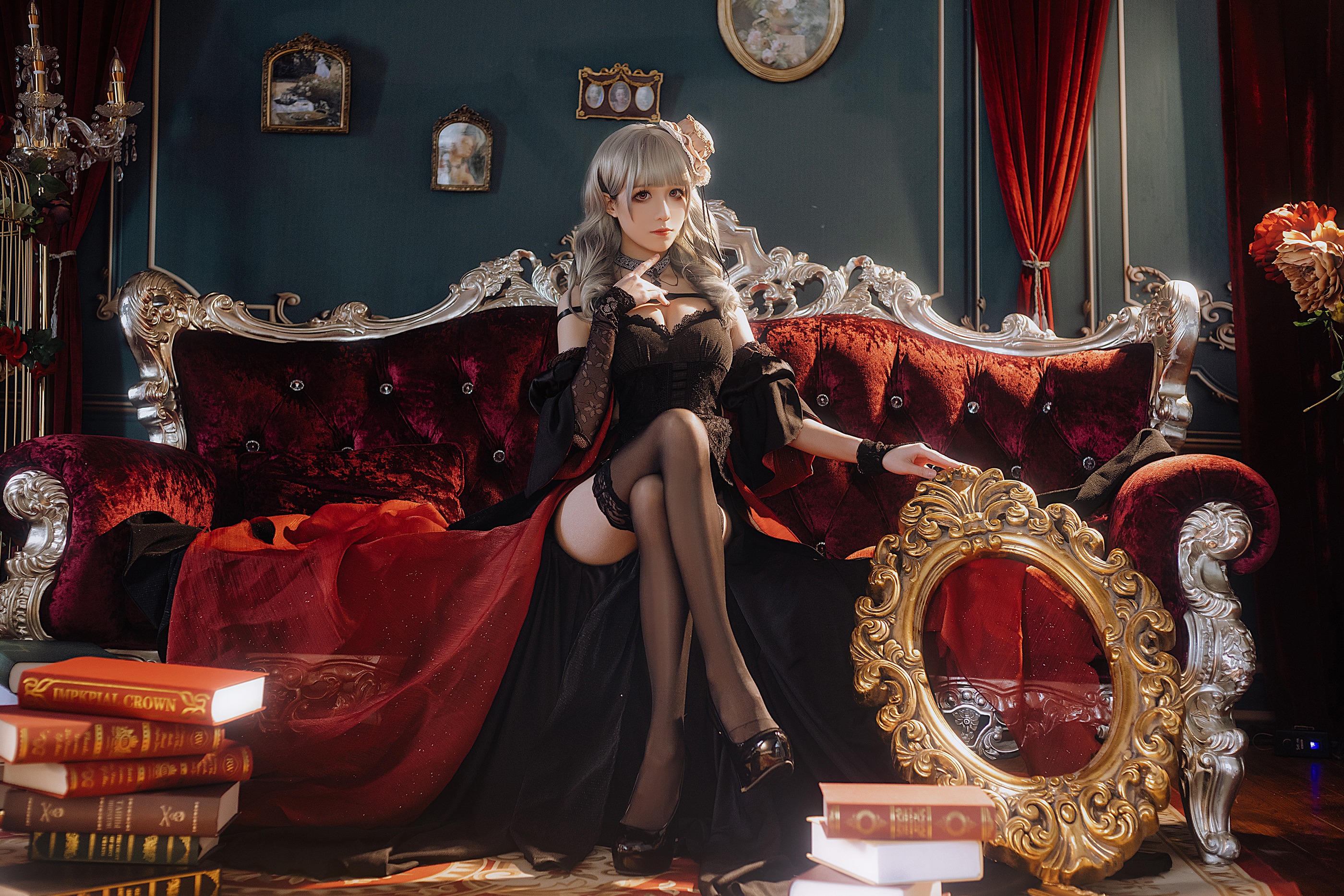 图片[1]-Tomoyo酱 – NO.016 碧蓝 吕佐夫礼服[58P]-XikXak